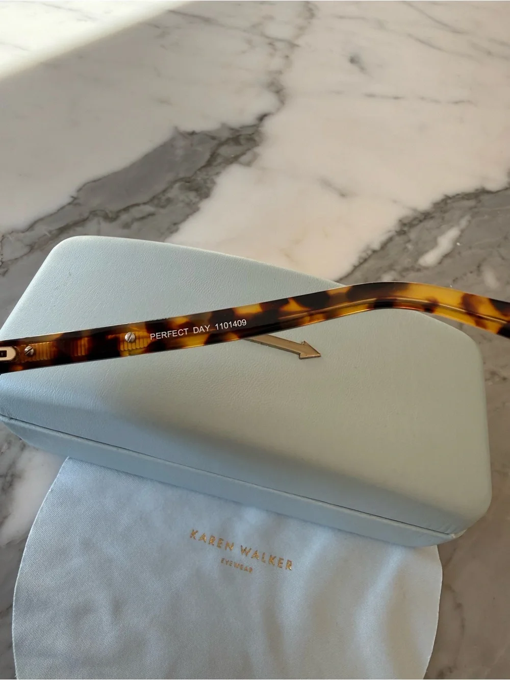 Karen Walker Tortoiseshell Sunglasses with Brown Lenses - perfect day style
